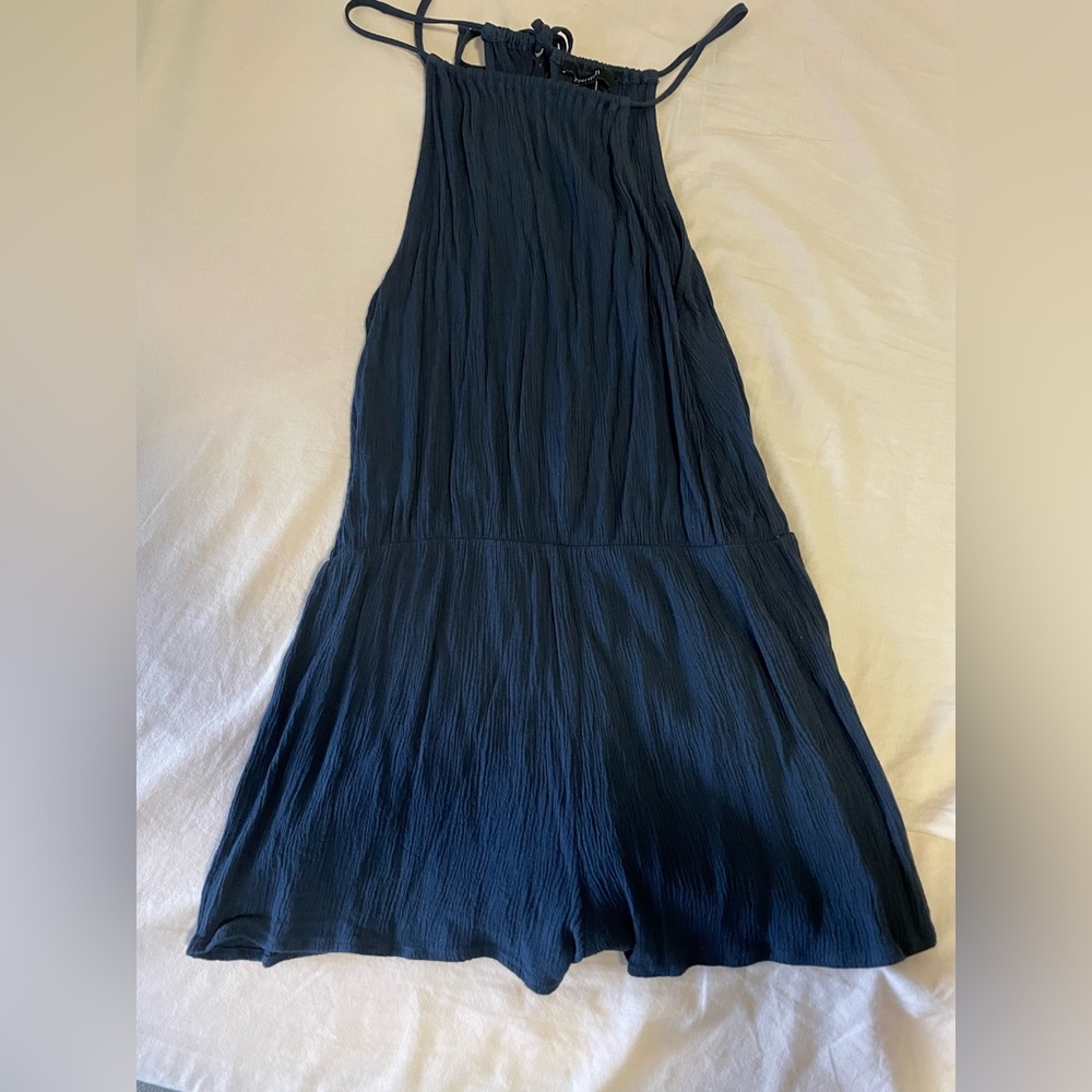 Navy size small romper